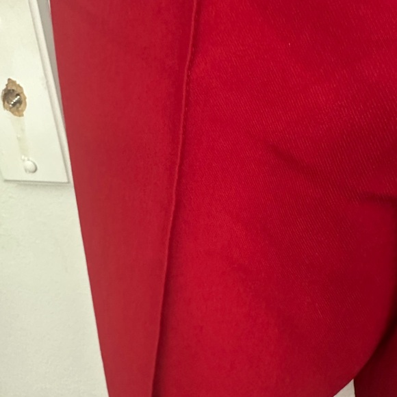 Zara Vibrant Red Pants - Picture 8 of 16